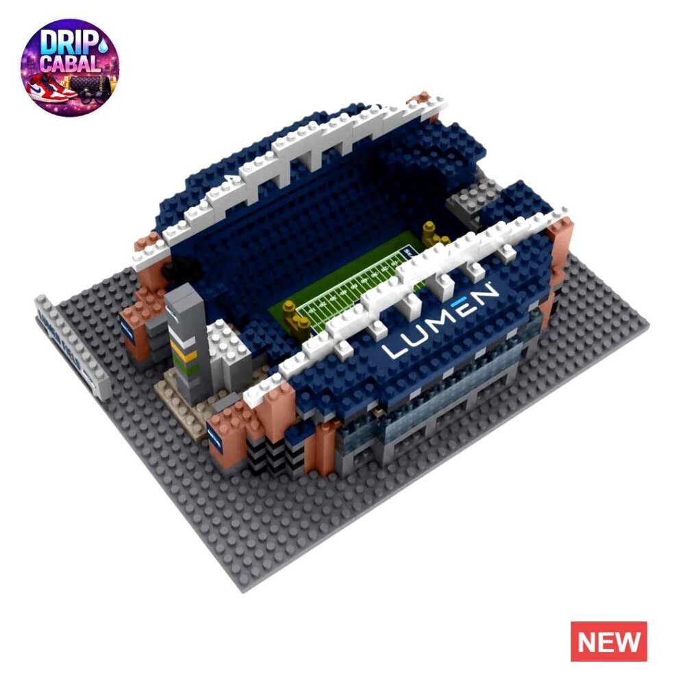 NFL Team Construction Blocks 3D Mini Stadium Replica Officially Licensed Toy